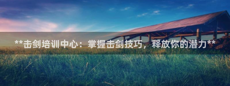 富联平台登录注册流程：**击剑培训中心：掌握击剑技巧