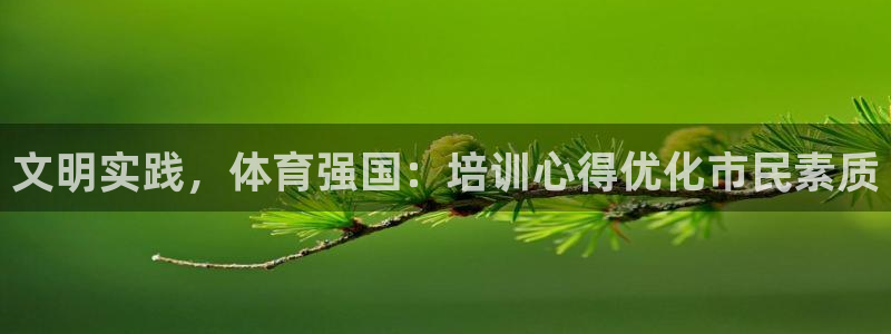 富联平台官网首页：文明实践，体育强国：培训心得优化市