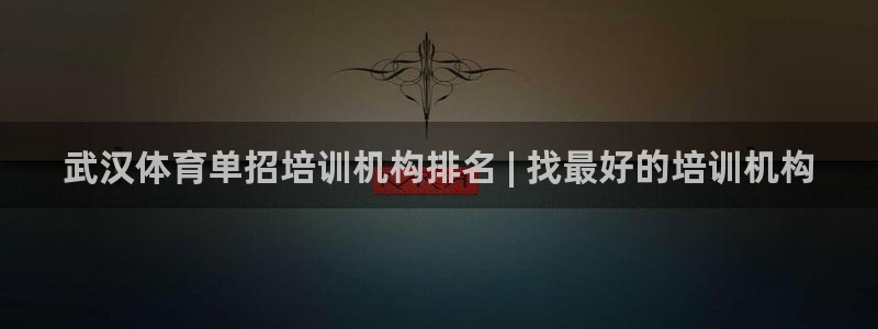 富联商城：武汉体育单招培训机构排名 | 找最好的培训