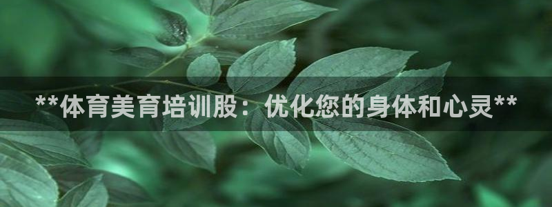 富联平台网站登录入口：**体育美育培训股：优化您的身