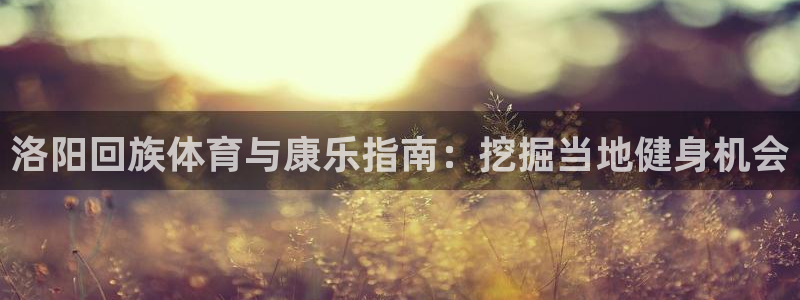 富联官方网站入口查询：洛阳回族体育与康乐指南：挖掘当